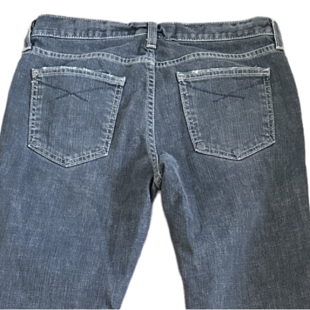 Gap Original Straight Leg Stretch Blue Denim Jeans Distressed Flaw No Tags Size - Picture 3 of 7